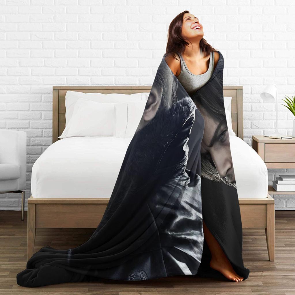 Residents Evils 9  Fashion Blanket Super Soft Cozy Games Throw Fashion Blankets for Bed  Multiple Sizes Rug Piece