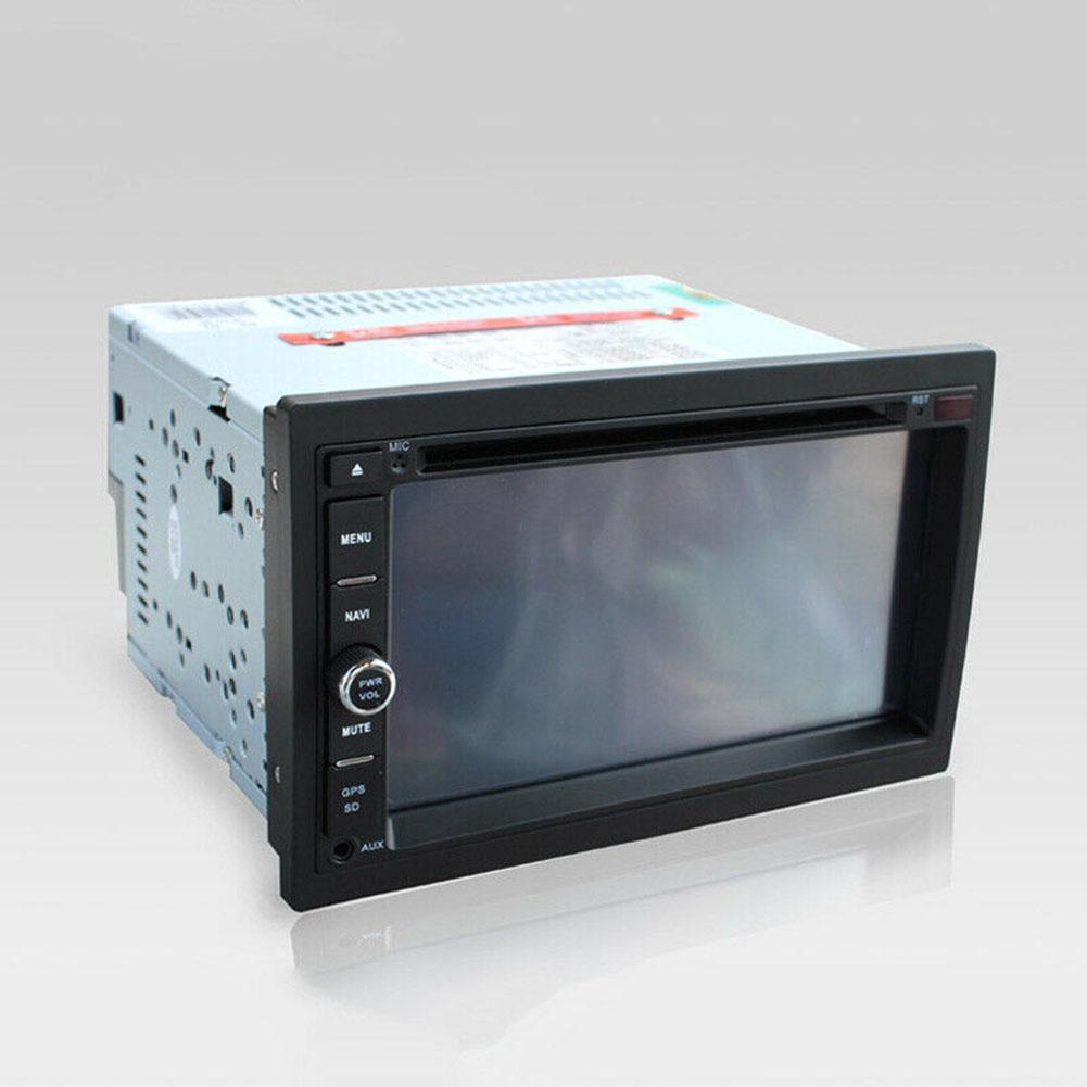 1pc Car Audio Frame Double 2 Din Hardware Auto Stereo Radio Fascia Frame Plastic For Series Chico Golf MK3 MK4 178x102mm