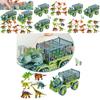 Engaging Dinosaur Trucks Triceratops Tyrannosaurus Figures For Educational Play