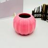 Artificial Pumpkin Flower Container With Foam Insert For Festive Table Arrangements