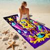 1Pc Spongebob Sweet Fantasy Beach Towel Quick Dry Multiuse For Beach Pool Gym Yoga Home Travel Christmas Halloween Xmas Gift L128