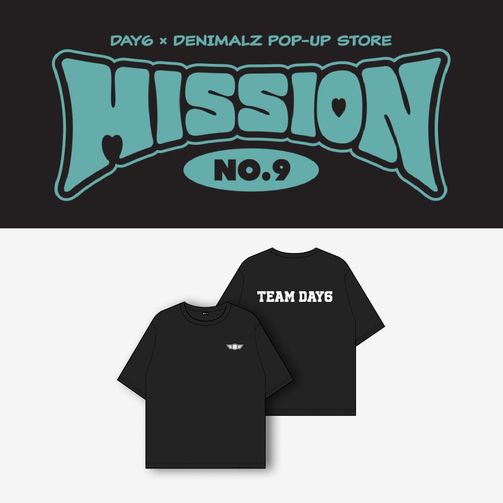 

Предварительный заказ футболки DAY6 x DENIMALZ POP-UP Store MISSION No.9