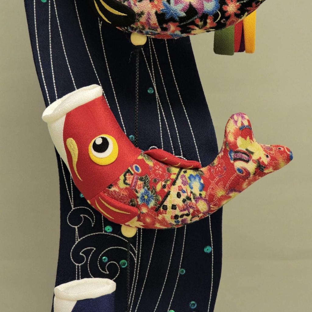 Satsuki Doll Indoor Carp Streamer Carp Waterfall Streamer Medium Size (Height 95cm)