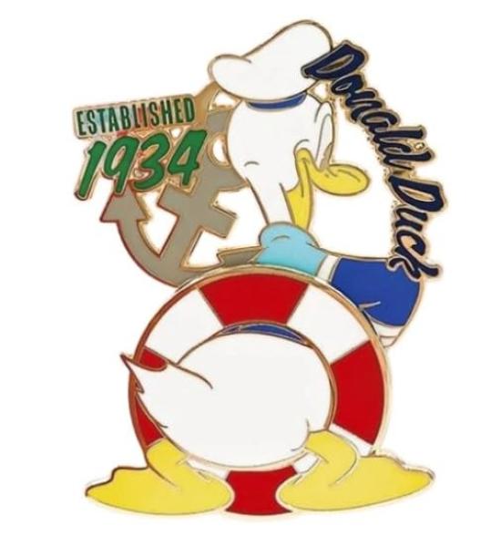 

Donald Duck Butt Collection Pin Badge