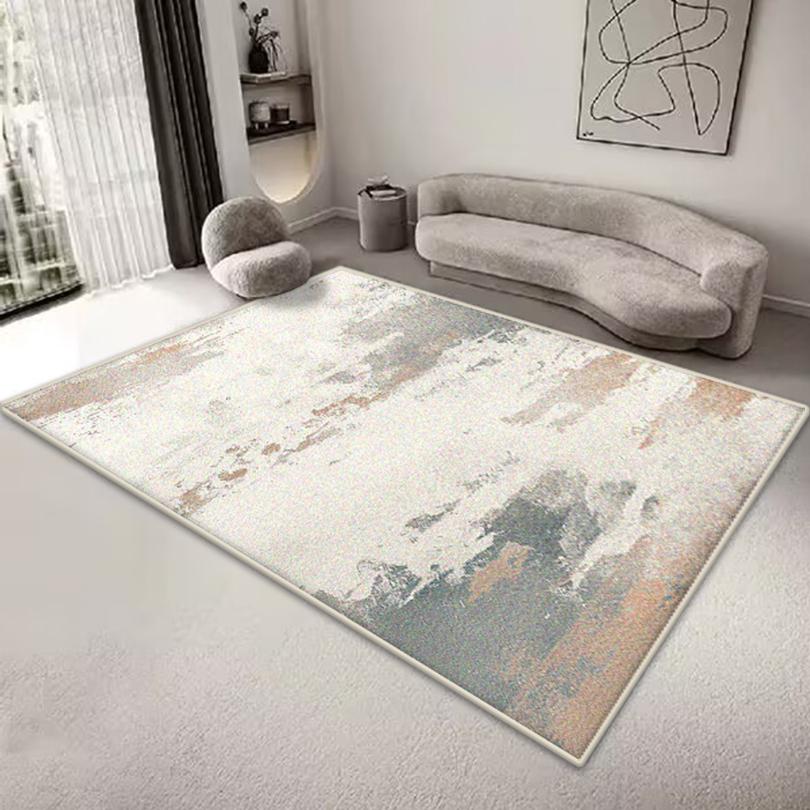 Simple Style Non-slip Decoration Home Carpet for Live Room Soft Sofa Table Mat Easy Cleaning Room Decor Abstract Bedroom Rug