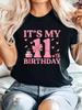 It's My 11th Birthday Party Cake Candy T-shirt