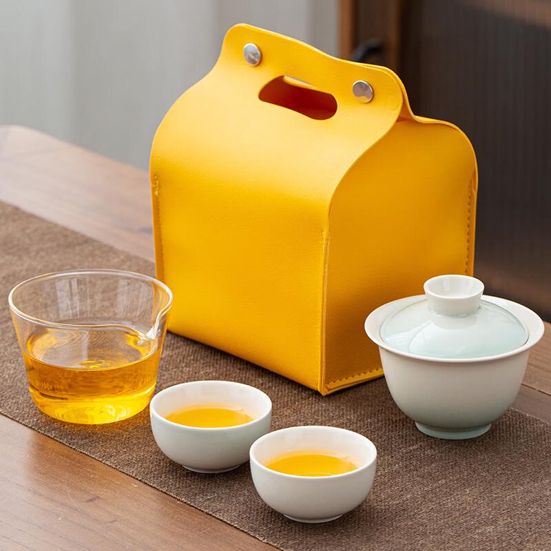 Jianglai Portable Glass Travel Tea Set