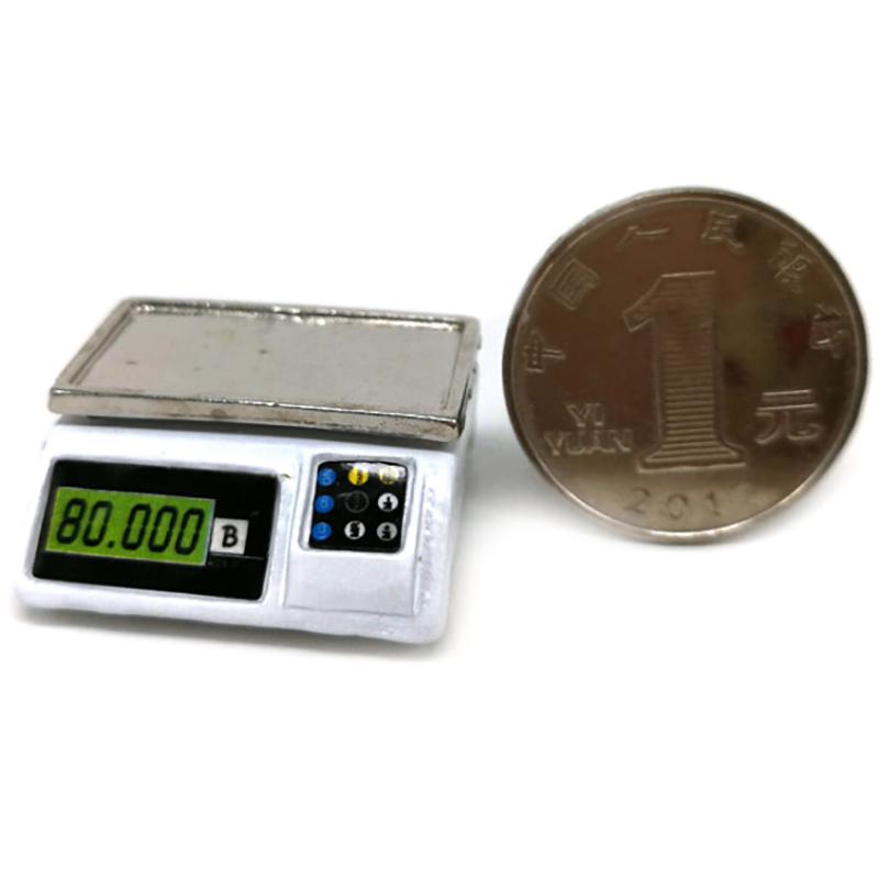 1:12 Dollhouse Miniature Electronic Scale Play Doll House Accessories Toy