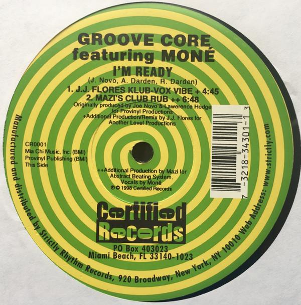 

12-дюймовая пластинка GROOVE CORE MON Im Ready CR0001 Сертифицированная пластинка 1998 США Танцевальная Электроника Б/у