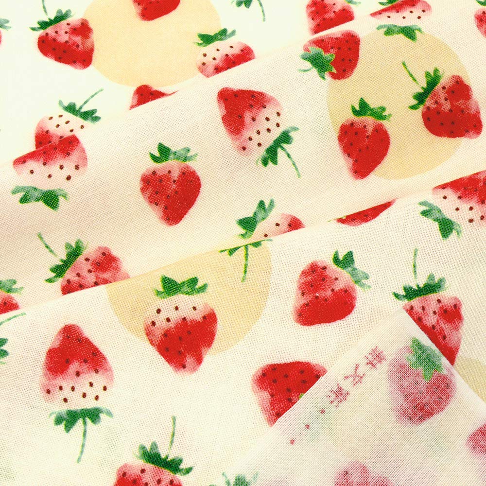 Hamamonyo Tenugui Ripe Strawberries (hand towel) -