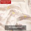 Shanghai Story 100% Mulberry Silk Square Scarf