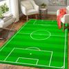 1Pc Soccer Field Layout Rug, Office Carpet Indoor Outdoor Doormat, Non-Slip, Comfortable, Living, Christmas Halloween, Xmas Gift Y1583