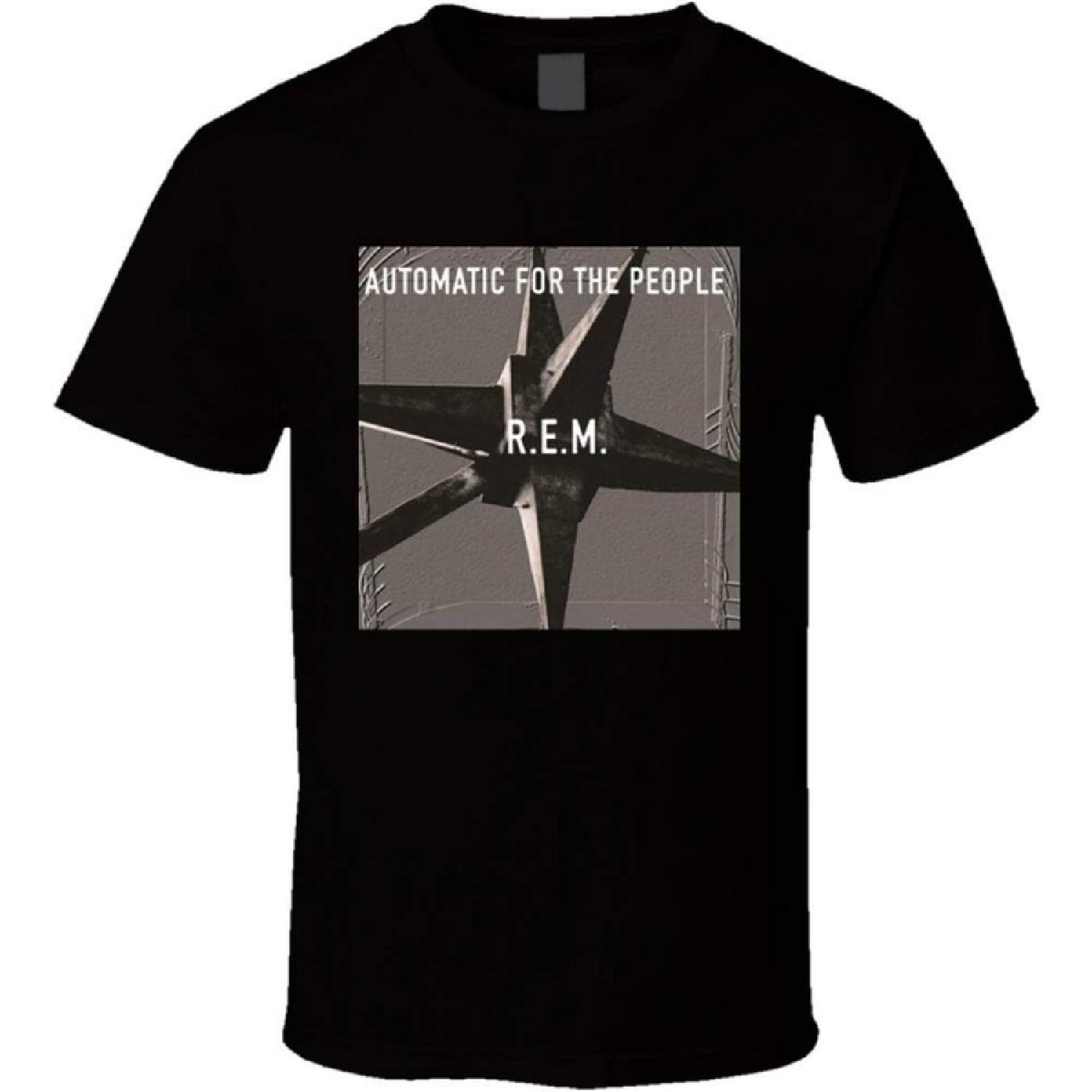 Droomdy Automatic for The People Rem Rock Music Fan T Shirt Black XXXXXL разноцветный