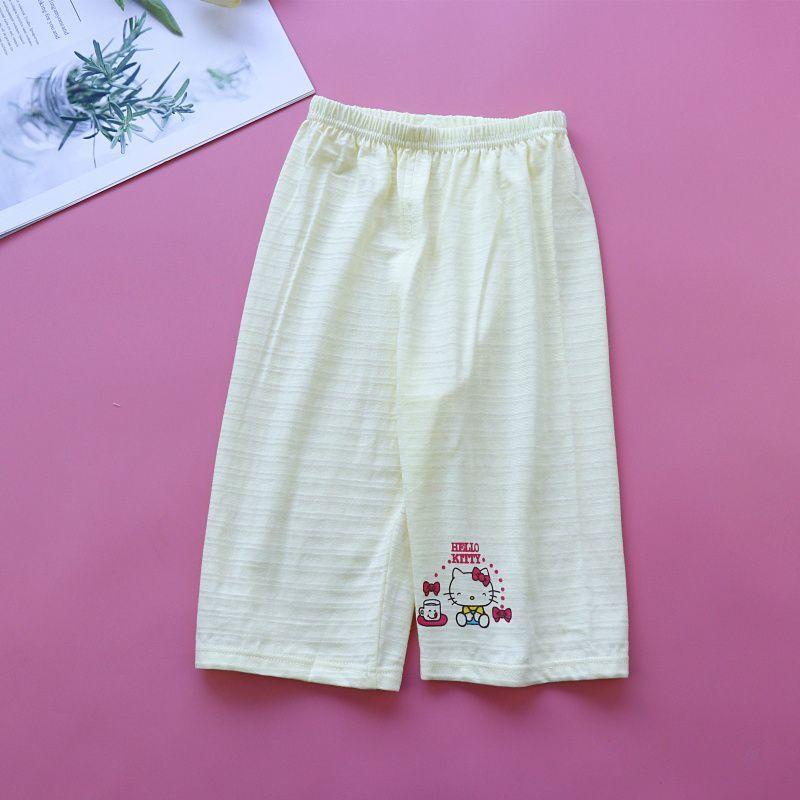 

Бамбуковый хлопок Детские Капри Мужские Хлопковые А-класса Тонкие Свободные Шорты Домашние Леггинсы Штаны для Сна 150