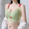 Underwear Women's Summer Thin Women's Bra No Steel Hoop Collar Bra Collection Accessory Breasts Anti Sagging Large Size Bra