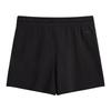 Li Ning Brand Logo Comfortable Soft Quick-Dry Mid-Waist Casual Shorts Women Shorts Black AKSV710-1