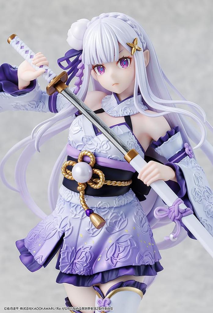 Kadokawa [KADOKAWA] Kdcolle Re:ZERO -Starting Life in Another World- Emilia Battle Costume Ver. 17 Scale Plastic Pre-painted Finished Product