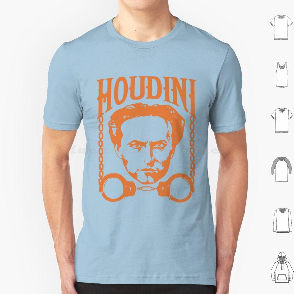 Harry Houdini Magician Harry Houdini Retro Vintage Las Vegas Circus Freak Magic Tricks T Shirt 6xl Cotton Cool Tee Houdini