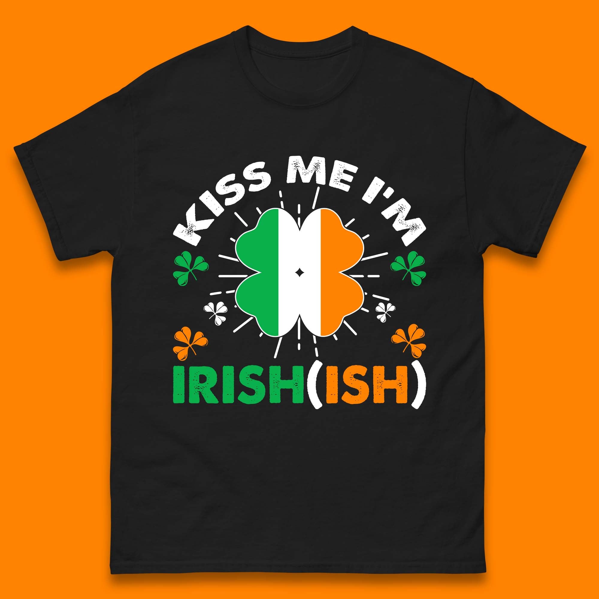 Kiss Me I m Irish Mens T-Shirt Womens Tops Tees XL
