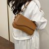 Flip Magnetic Buckle Shoulder Crossbody Bag for Work and Commuting, Fashiable and Simple Armpit Small Square Bag, Portable Acc