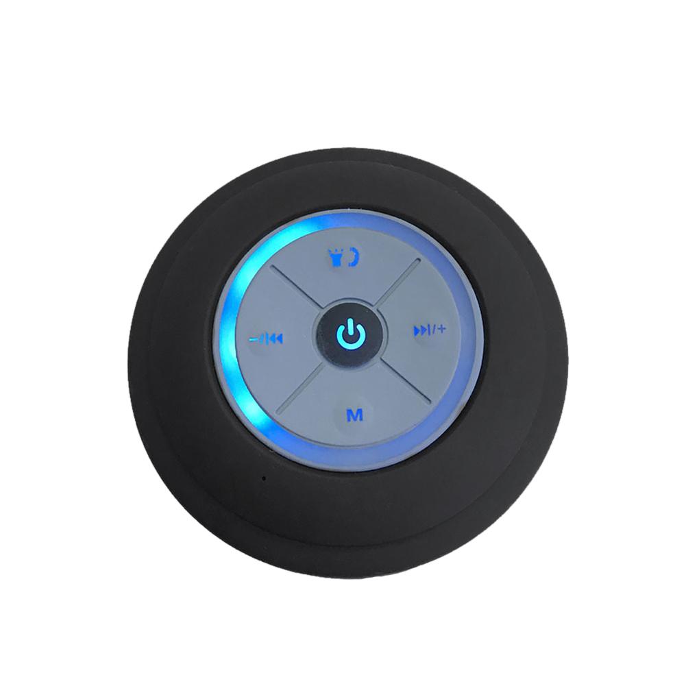 LED Waterproof Bluetooth Wireless Speaker Subwoofer Shower+Suction Cup