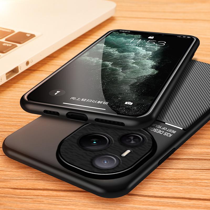 Slim Non-Slip Portective Case For Honor Power With Metal Plate Magnetic Car Holder Cover For Honor Power Phone Case