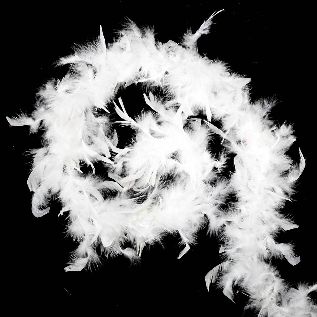2M Multi Color Fluffy Handcraft Ostrich Feather Plume Boas Scarf Clothes for Wedding Valentine Day Decoration Performance Dance