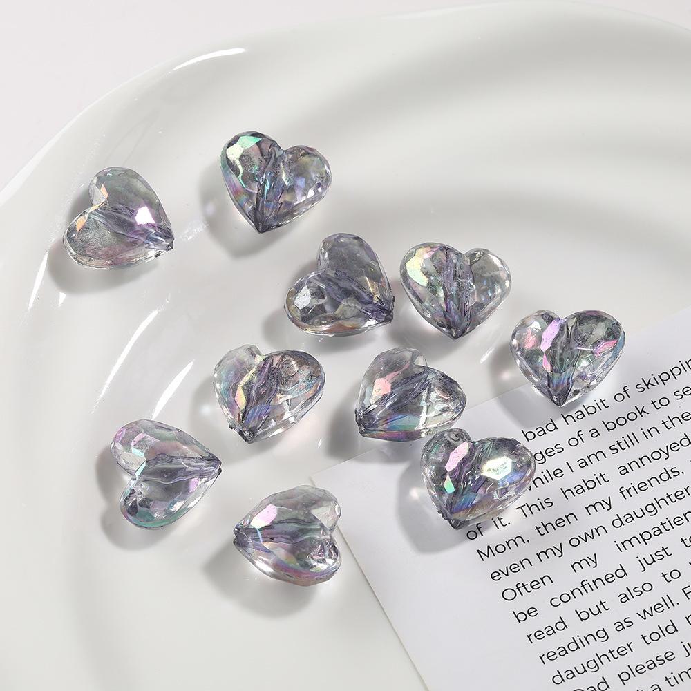 20Pcs Symphony Acrylic Love Crystal Beads DIY Jewelry Accessories