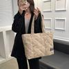 Korean Style Space Cotton Tote Bag Large Capacity Oxford Handbag Cute Shoulder Bag  Lady