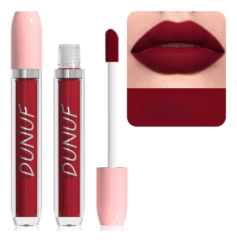 Dunuf Waterproof Matte Lip Gloss Does Not Transfer