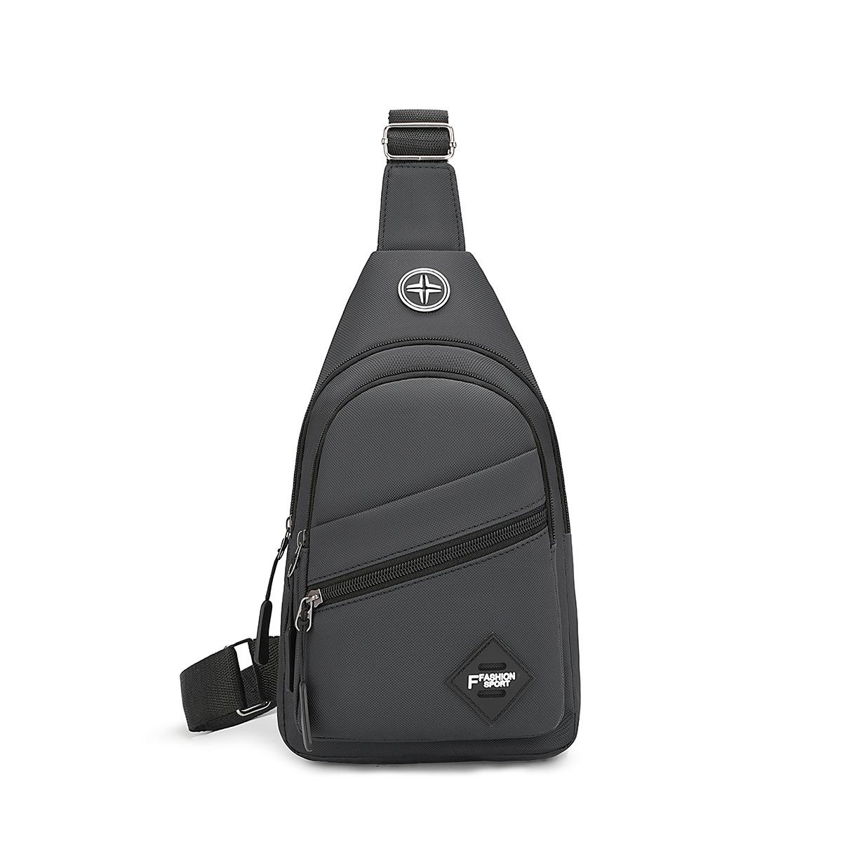 

Men s Chest Bag Outdoor Sports Chest Bag Men s Casual Couple Trend Backpack Large capacity Shoulder Messenger Bag.