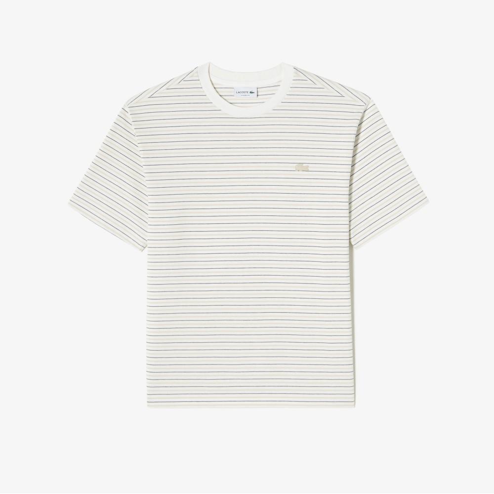 [Lacoste] Men's Multi-Stripe Short-Sleeve T-Shirt TH753E-56G001