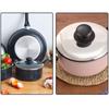 Set of 4 Multipurpose Cookware Lid Knobs Sturdy Plastic Pan Handle Suitable for Multiple Kitchen Pot Covers Black