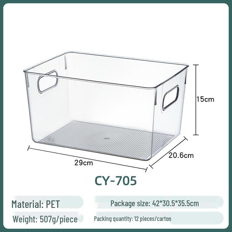 Food-Grade Transparent Refrigerator Storage Box – Large Capacity for Kitchen Organizing