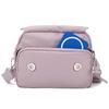 Women's Crossbody Bag Multi-compartment Mobile Phone Bag Solid Color Shoulder Bag