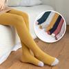Fashion Cotton Winter Warm Baby Stockings Candy Color Girl Knitted Tights Child Pantyhose