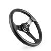 Universal Racing PU Leather Steering Wheel 350mm 14inch Aluminum Alloy Auto Sport Drifting Steering Wheels Deep Dish Corn Style