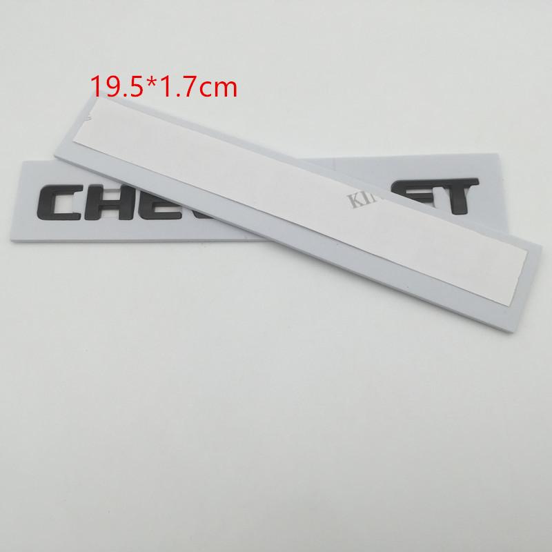 1pcs 3D ABS for Car Letter Rear Trunk Bumper Emblem Sticker Badge Decal styling auto Accessories