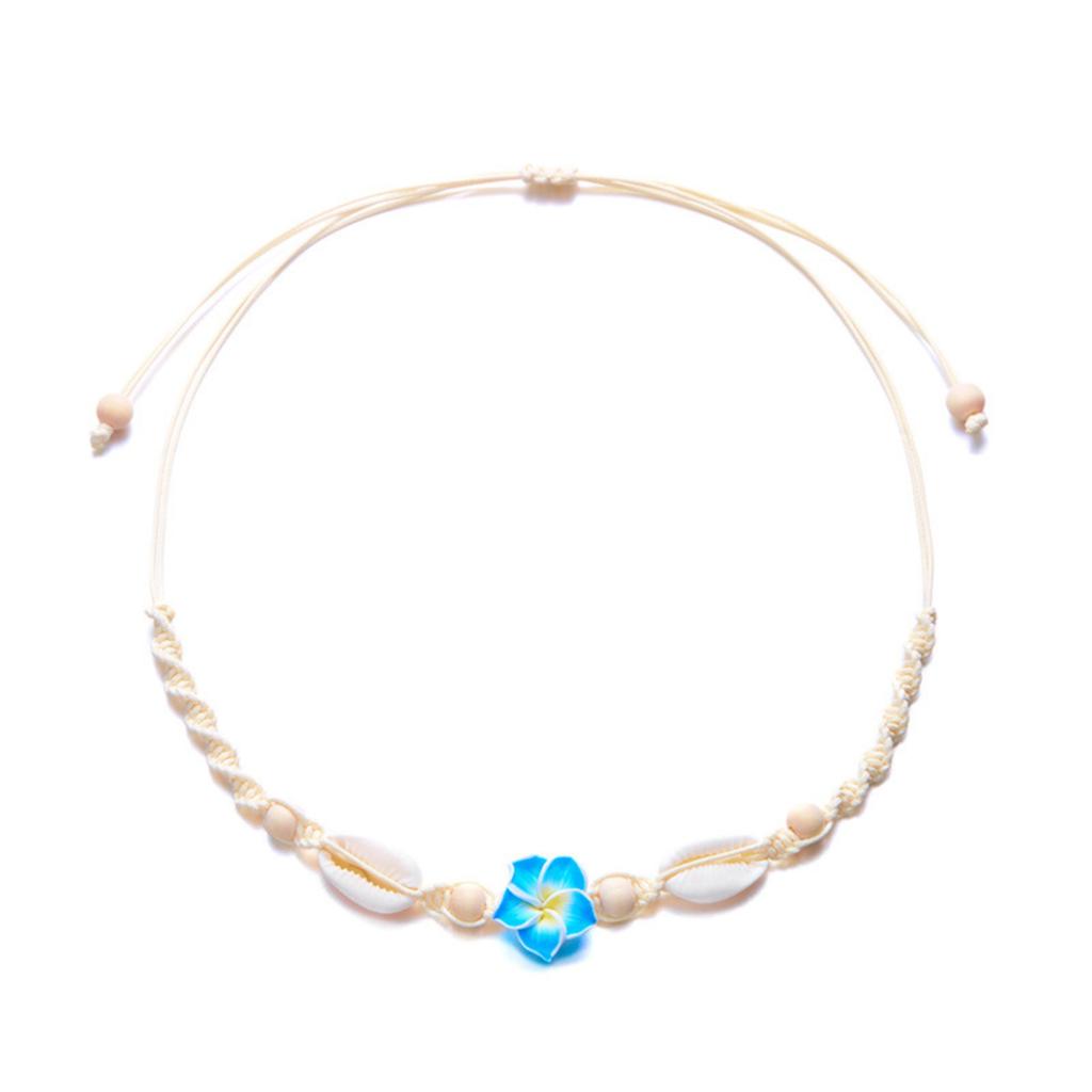 Summer Fashion Soft Flower Adjustable Necklace