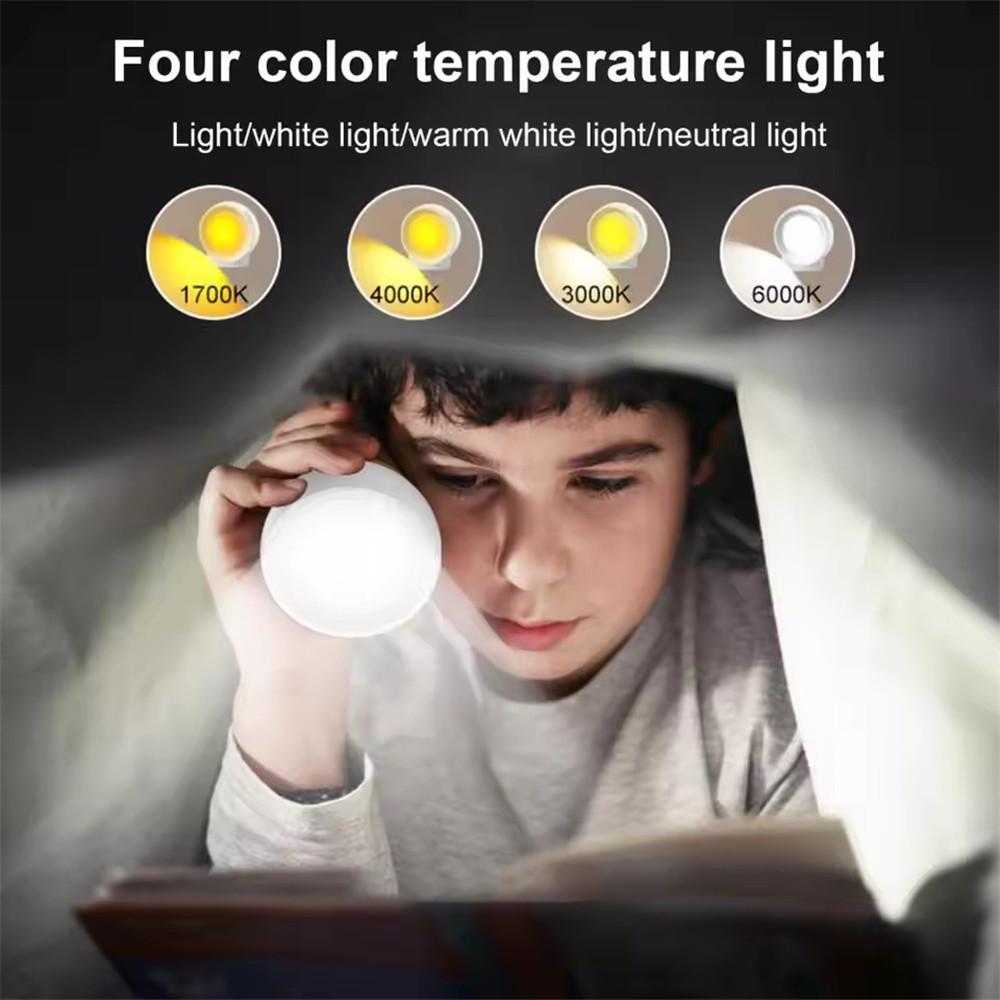 Magnetic 360° Rotation Light 3000mAh Rechargeable Cordless LED Wall Mounted Sconces Lamp for Bedroom Indoor Home