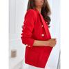 Fashion Long Sleeve Loose Suit Collar Women Jackets Double Breasted Solid Color Office Ladies Streetwear Shirt Female Slim Fit Casual Simple Clothing