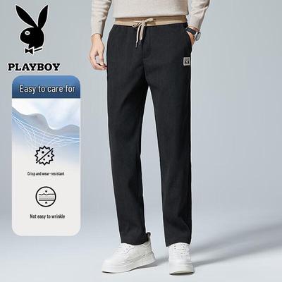Pantalones Casuales de Pierna Recta para Hombre