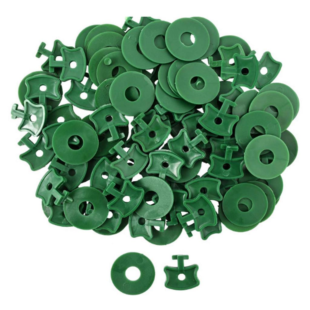 Rustproof Twist Fasteners & Sealing Washers Plastic Plant Support Clips Suitable For Greenhouse Bubble Net Stabilization