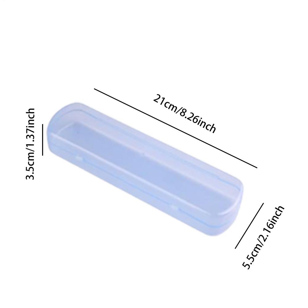 

1pc Travel Toothbrush Case Portable Toothbrush Holder Leakproof Toothbrush Storage Box Travel Home Organizer for Travel Camping синий