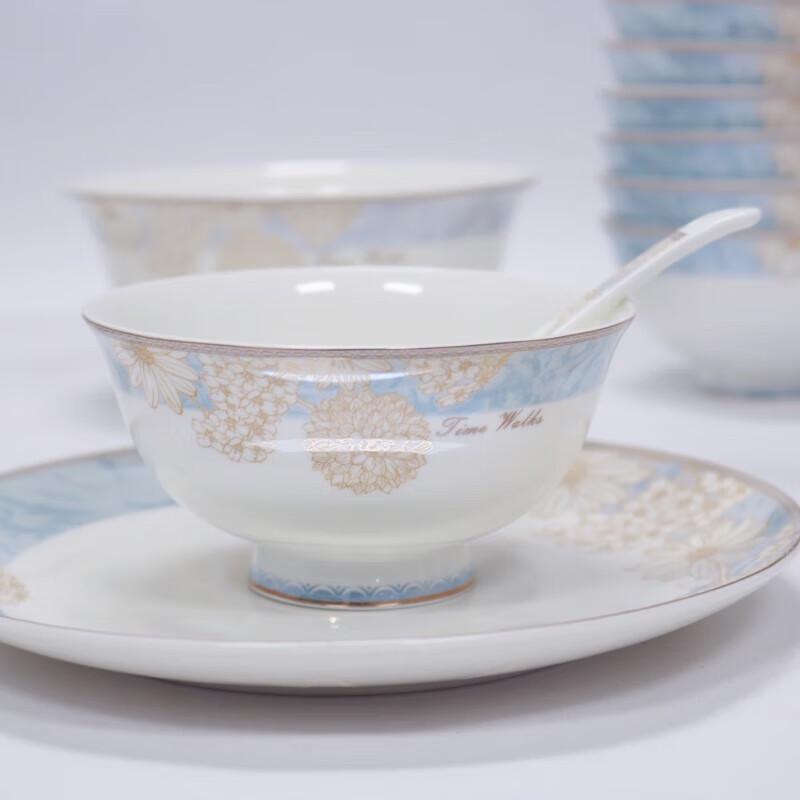 Northern Scenery 60-Piece Bone China Dinnerware Set