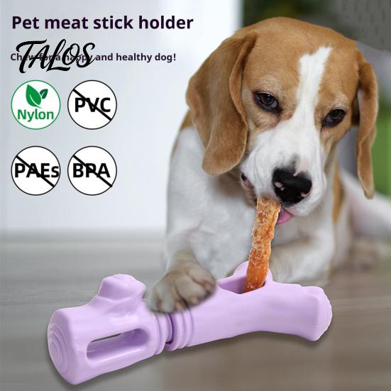 Dog Enrichment Toys for Boredom Treat Stick Holder, Prevents Choking, Rubber Chew Toy, Durable Branch Shape, Teeth Cleaning Toy Small And Medium Dogs