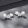 Barbie earrings Moissanite five-pointed star, original and high-quality temperament, ins style love confession, 925 silver shell beads ZJYES-YS-032