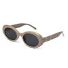 Oval Retro Sunglasses Women'S High-Value Sunglasses Men'S Trendy Glasses