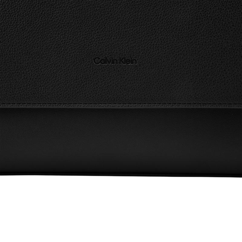 New CALVIN KLEIN Synthetic Material Crossbody Bag, Shoulder Bag Men's Space Black 4D3034G-UB1