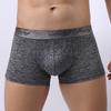 Cuecas Boxers Masculinas Premium Respiráveis Confortáveis Com Bolsa Luxuosa E Design de Boxer Elástico